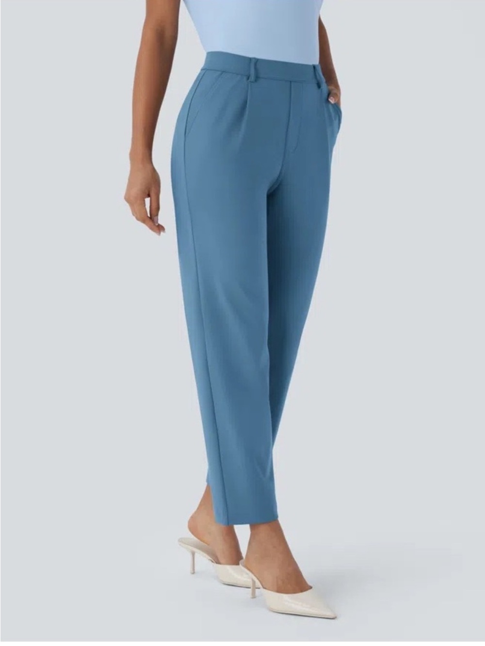 Halara Tapered Leg Trouser - Picture 4 of 5